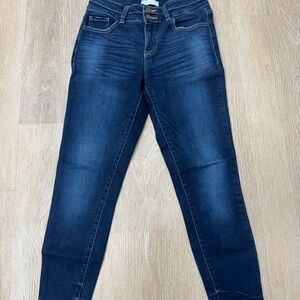 Kancan Mid-Rise Ankle Skinny